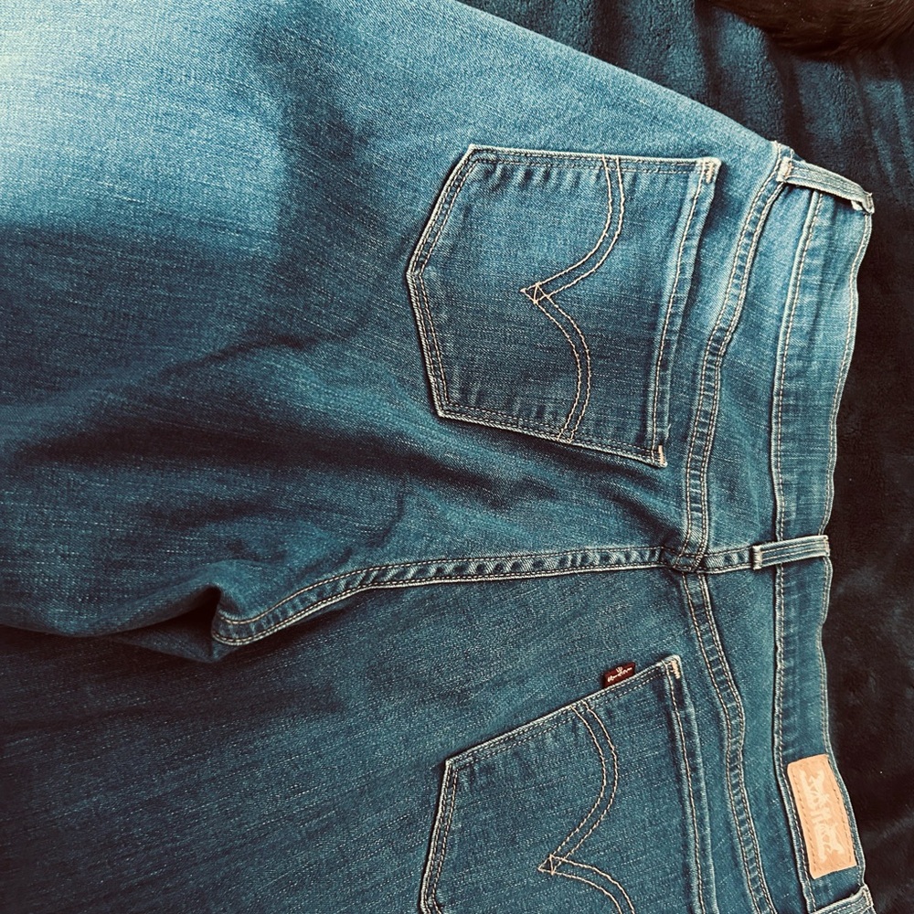 Levi's Light Blue Denim Boot Cut Jeans